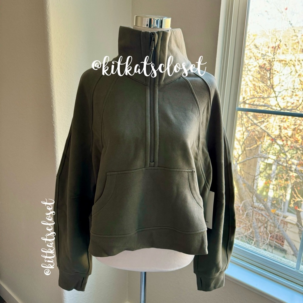 🆕 GREY SAGE *AUS/NZ RELEASE* - NWT lululemon scuba oversized FUNNEL NECK M/L